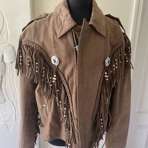 Men’s Fringe Leather Jacket